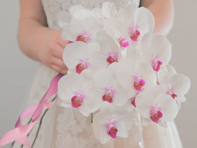 Noelani - Dendrobium Orchid Calla Lily Mix bouquet