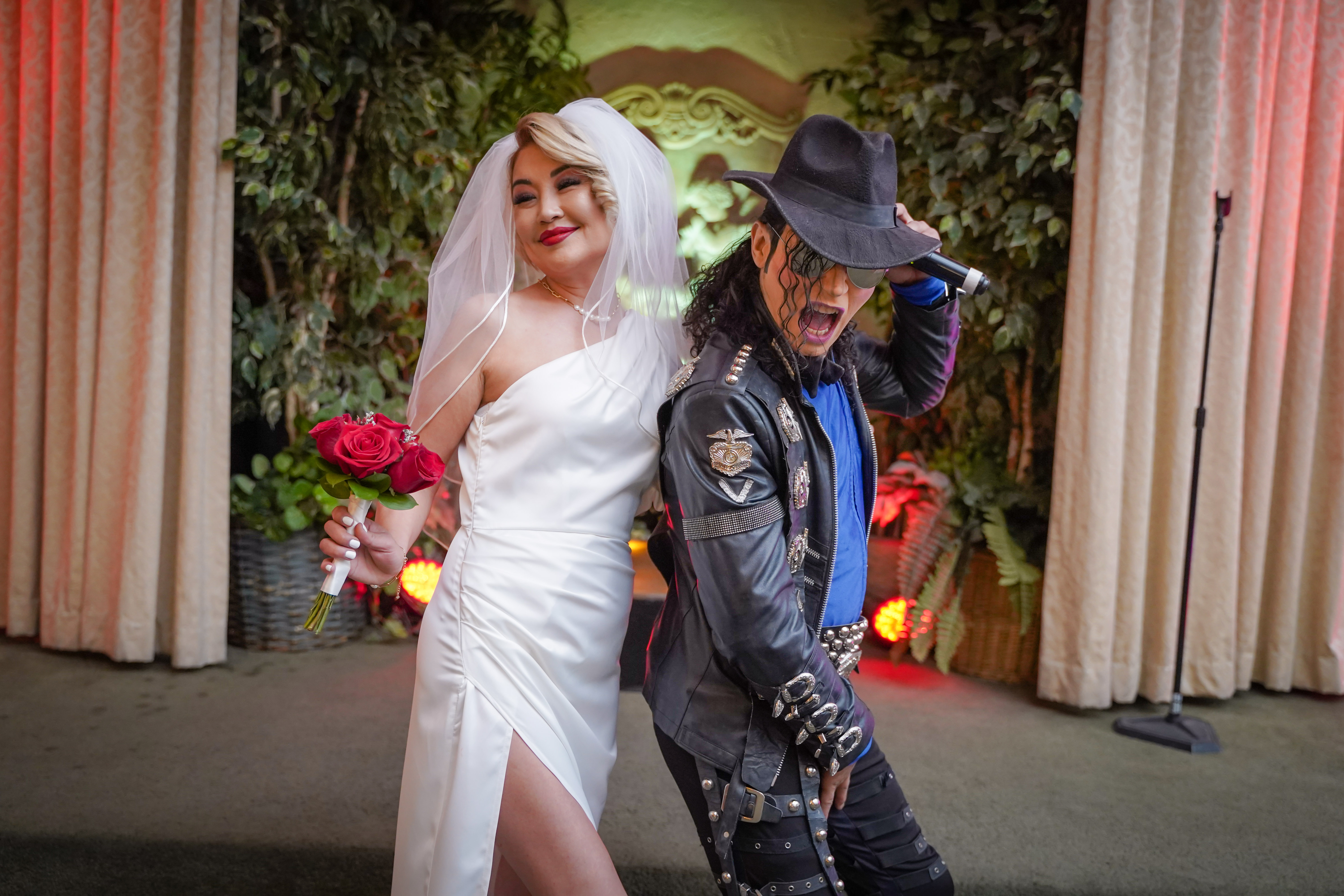 Michael Jackson impersonator