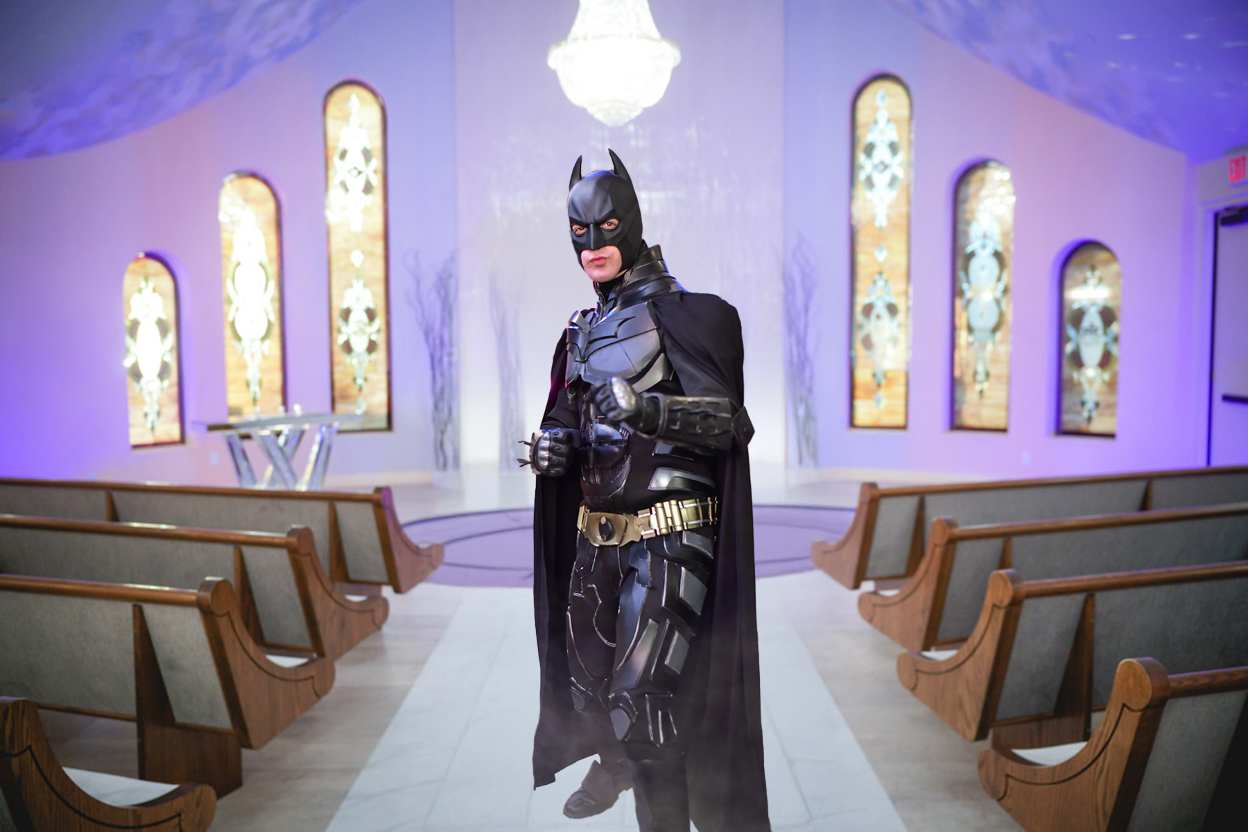 Batman impersonator