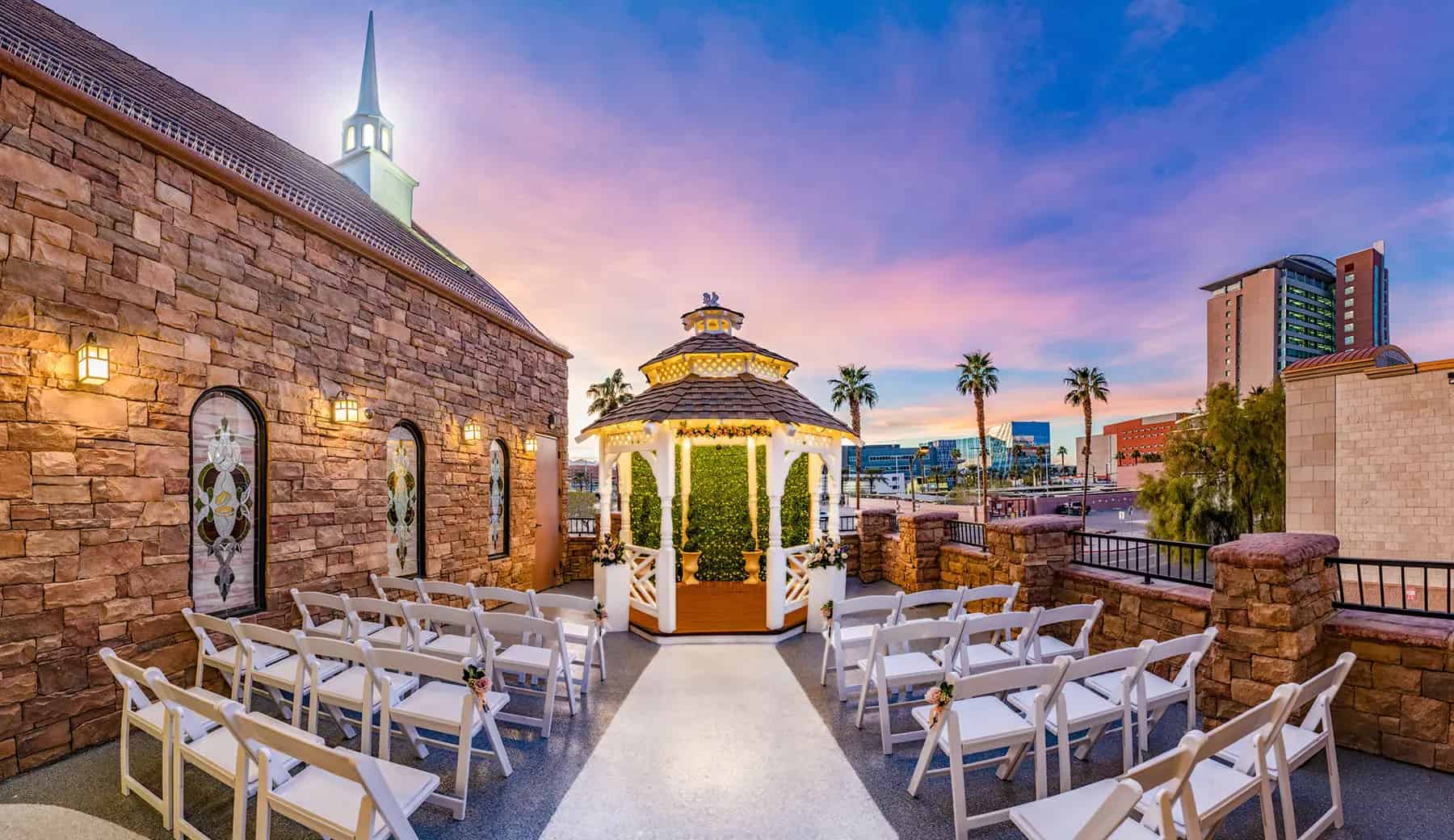 The Terrace Gazebo, Outdoor Wedding Chapel in Las Vegas