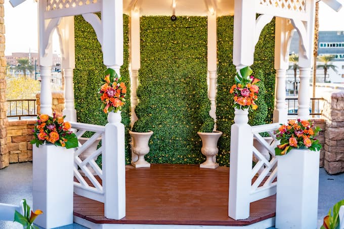 The Terrace Gazebo Up Close