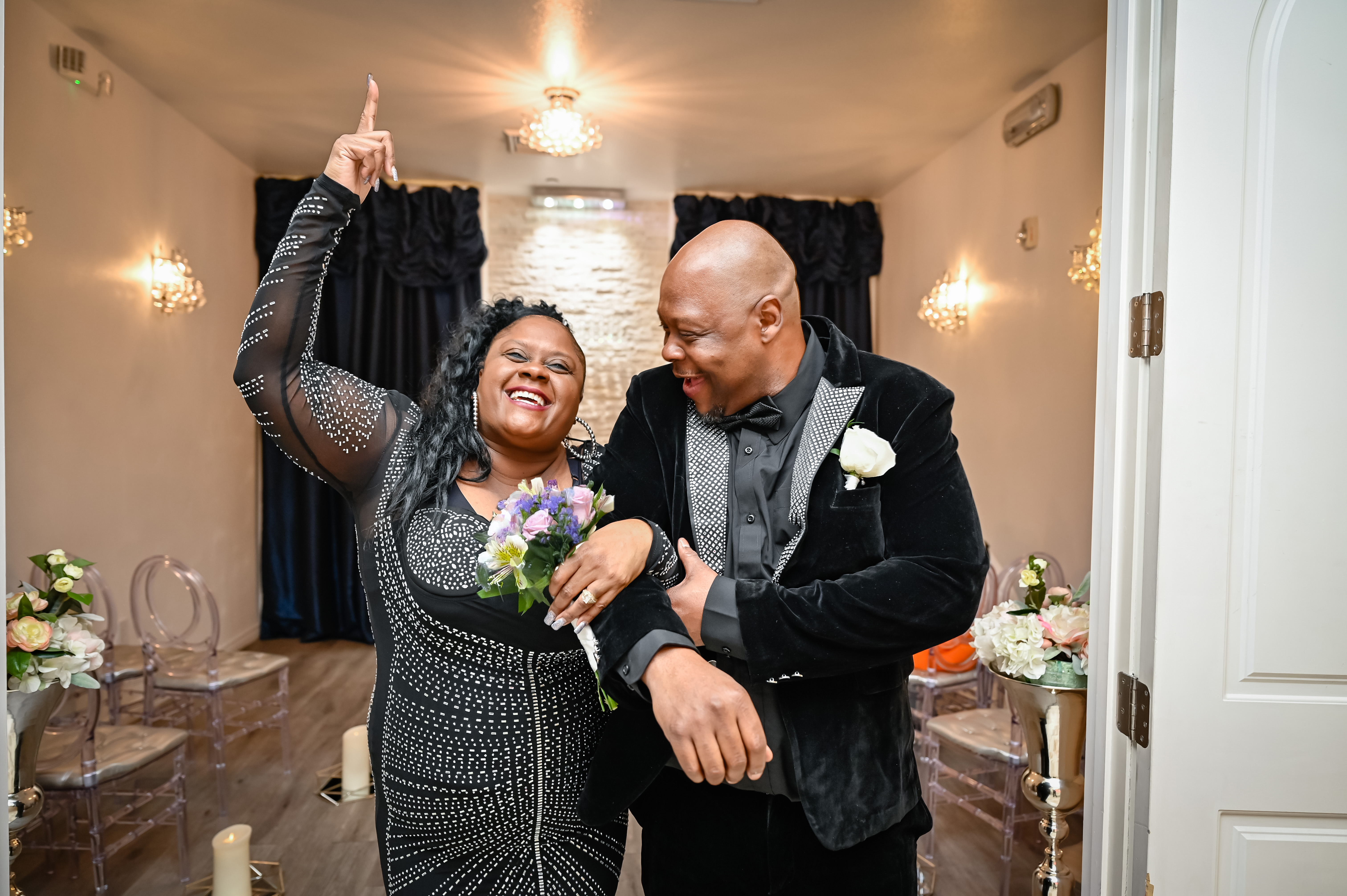 Las Vegas Vow Renewal Family Photo