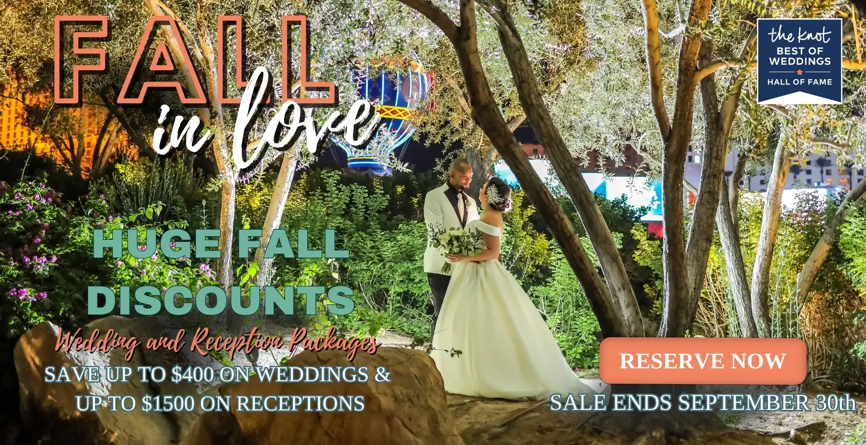 Renewal of Vows in Las Vegas special promotions