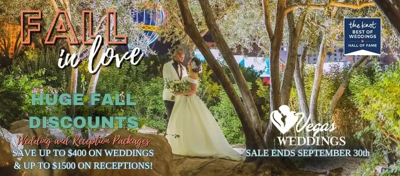 Renewal of Vows in Las Vegas special promotions