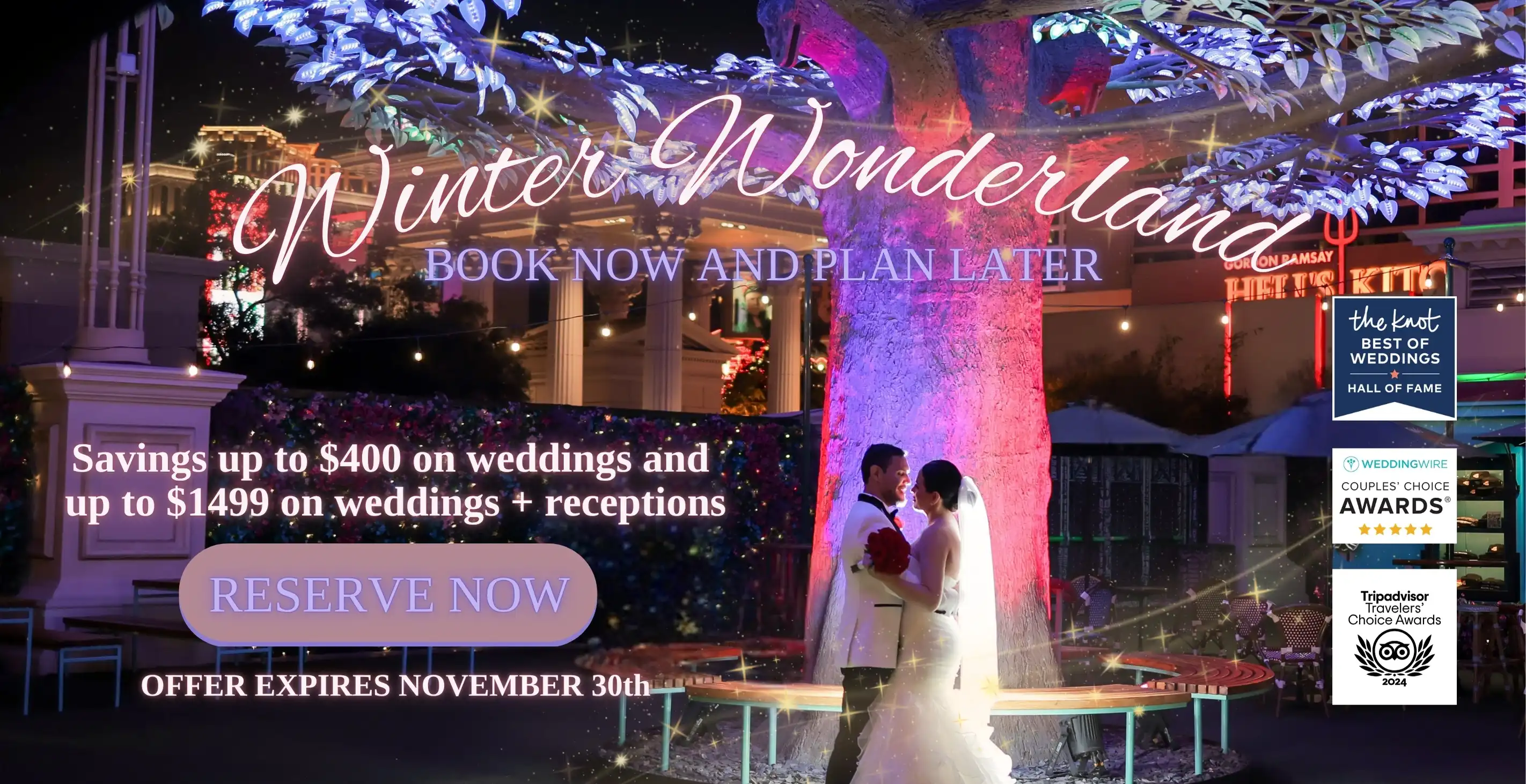 Renewal of Vows in Las Vegas special promotions